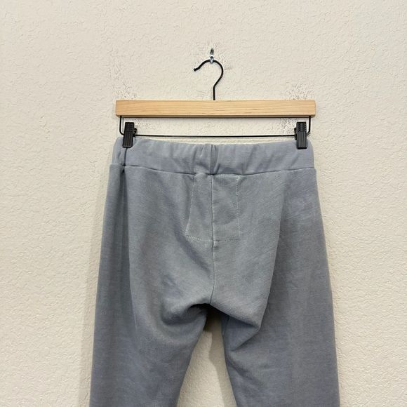 AVIATOR NATION Rainbow Ribbed Trim Sweatpants in Grey *RARE* - Picture 6 of 10